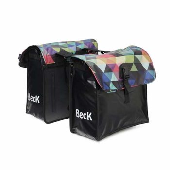Fietstas Beck Midi Met Colored Triangles.