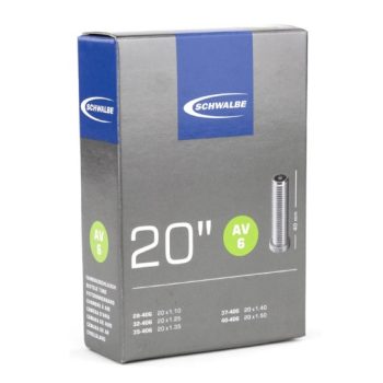 Binnenband 20inch van Schwalbe met ventieltype AV6.