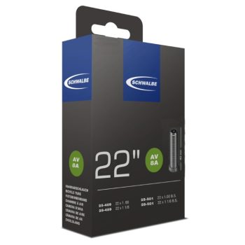 Binnenband 22inch van Schwalbe met ventieltype AV8A.