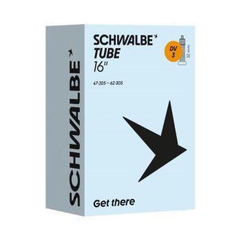 Binnenband 16inch van Schwalbe met ventieltype DV3