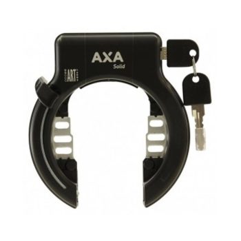 Ringslot Axa solid met spatbordbevestiging.