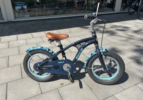 Volare kinderfiets 14 inch tweedehands met terugtraprem en handre