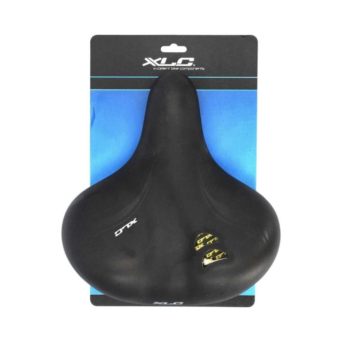Zadel XLC All Season voor stadsfiets – zwart unisex fietszadel met gelvulling en waterdichte cover