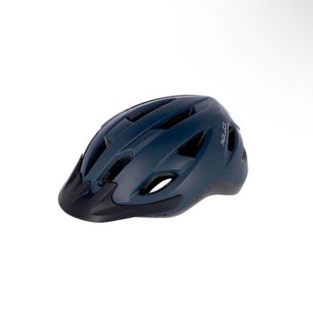 Fietshelm XLC BH-C32 in zwart/grijs met LED-achterlicht en ventilatieopeningen