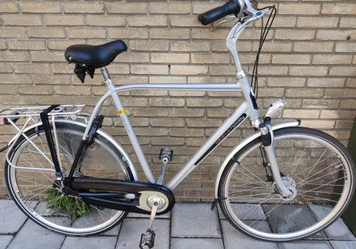 Tweedehands Batavus Holiday met 65 cm frame, Shimano Nexus 8 versnellingen, vering en AXA slot
