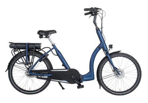 Tweedehands E-Bike Aldo Finestra met zeer lage instap en Shimano Steps middenmotor