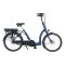 Blauwe Aldo Finestra lage instap e-bike met Shimano Steps middenmotor en geïntegreerde 504 Wh accu.