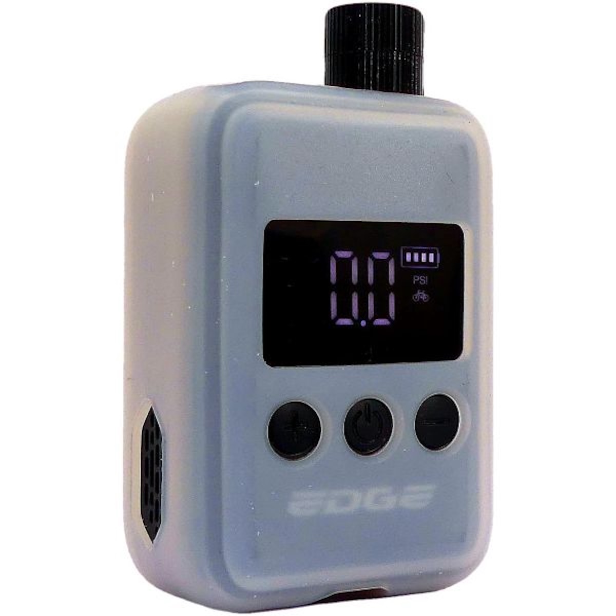 Fietspomp Elektrische Accu Edge zwart – compacte elektrische fietspomp met USB-C oplaadfunctie voor onderweg