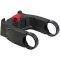 Lenker Adapter E KLICKfix zwart-rood, brede stuuradapter voor e-bikes met display