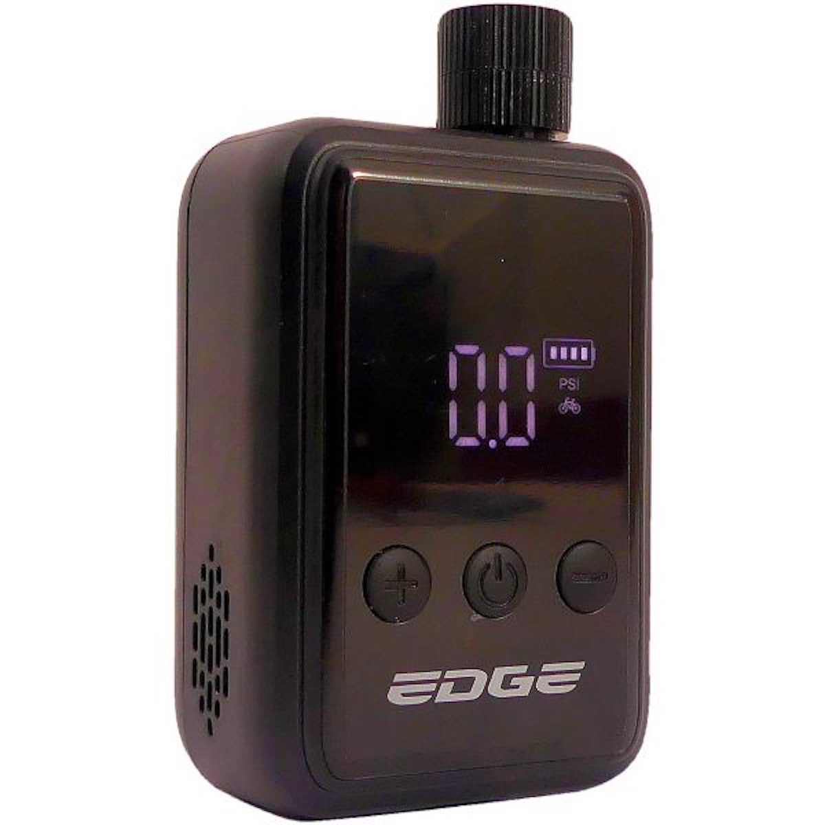 Fietspomp Elektrische Accu Edge zwart – compacte elektrische fietspomp met USB-C oplaadfunctie voor onderweg