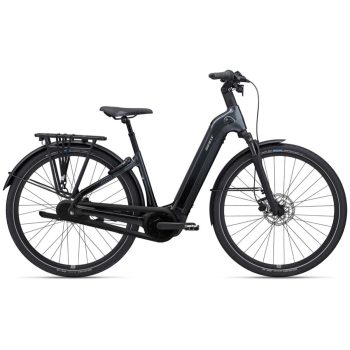 Fiets, E-Bike Giant Anytour E+ 6 LST in kleur Cold Iron