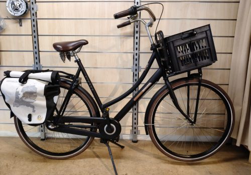 Tweedehands Sparta Pick-up met extra hoog frame, Nexus 3 versnellingen en fietskrat