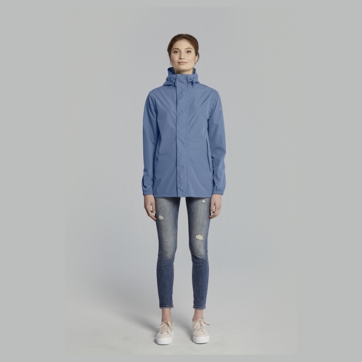 Regenjas Basil Hoga Blauw waterdichte unisex fietsregenjas