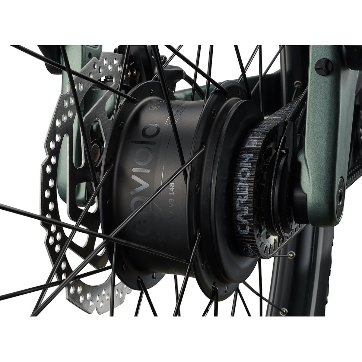 E-bike Giant Explore E+ 2 Stagger Alpine Green maat M tandwiel