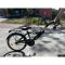 Bike2Go aanhangfiets kind zwart met bagagedrager