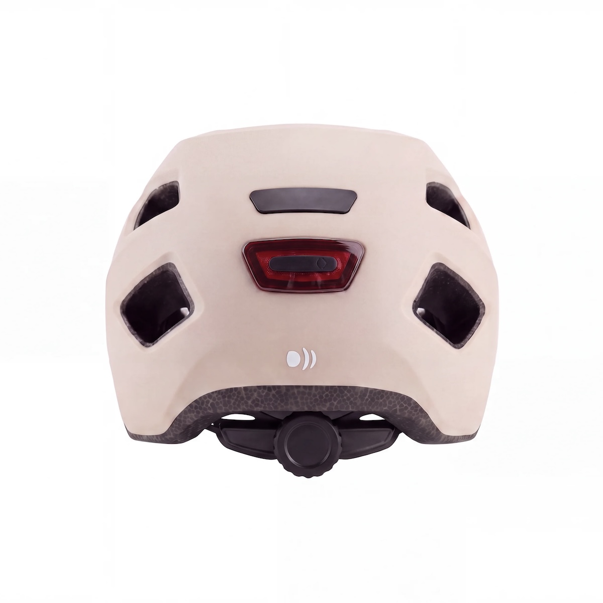 Bypoint Buddy Mini kinderhelm beige achteraanzicht